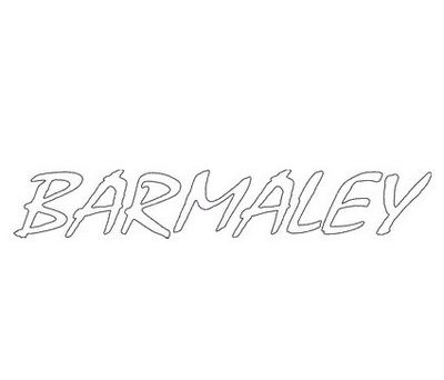 Наклейка Barmaley (120x630) белая A-STICKER A-003 вырез (плоттер) _
