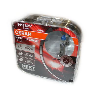 Лампы H1 12V 55W +150% HCB Eurobox 64150 NL-HCB OSRAM
