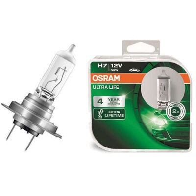 Лампы H1 12V 55W ULTRALIFE Eurobox 64150ULT2D OSRAM_