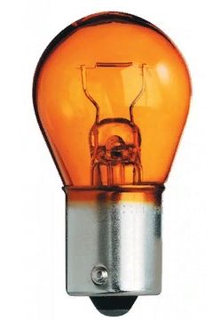 Лампа PY21W 12V желтая BAU15s Диалуч смещенный цоколь ЛЧ190-Ж