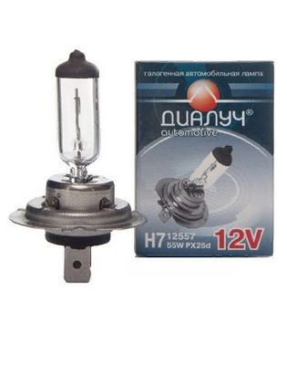 Лампа H7 12V 55W standart PX26d Диалуч ЛЧ130
