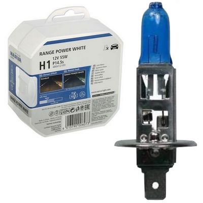 Лампы H1 12V 55W RPW 4500К к-т 2шт 9851448641 NARVA