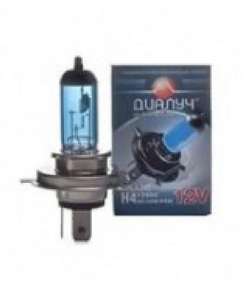 Лампа H4 12V 6055W BLUE P43t Диалуч белый свет ЛЧ135