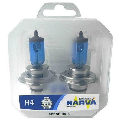 Лампы H4 12V 6055W +30% RPW 4500К к-т 2шт 4868098512 NARVA