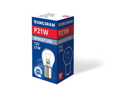 Лампа P21W 12V 21W BA15S TUNGSRAM