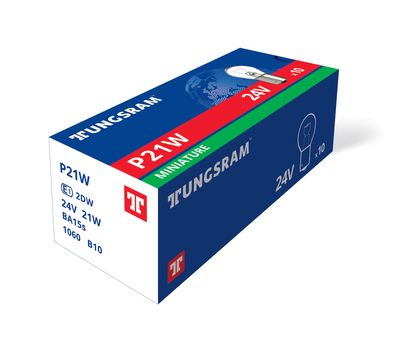 Лампа P21W 24V 21W BA15S TUNGSRAM