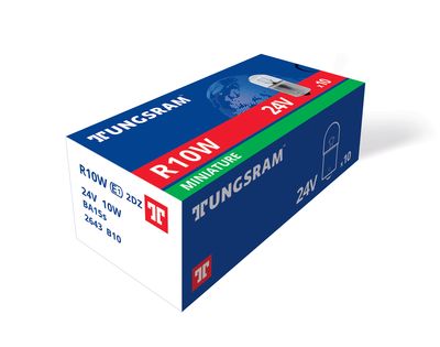 Лампа R10W 24V BA15S TUNGSRAM
