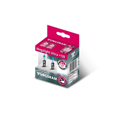 Лампы H1 TUNGSRAM Megalight Ultra +120% 55W P14,5s