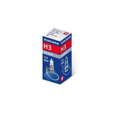 Лампа H3 12V 55W PK22S TUNGSRAM