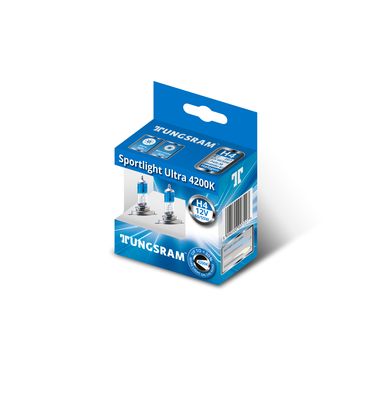 Лампы H4 TUNGSRAM Sportlight Ultra +30% 4200K 6055W P43t