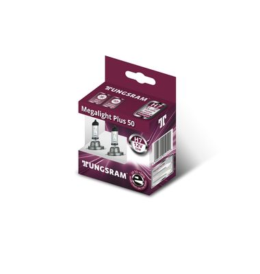 Лампы H7 TUNGSRAM Megalight Plus +50% 55W PX26d