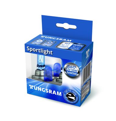 Лампы H7 TUNGSRAM Sportlight +50% 3800K 6055W P43t +2 W5W комплект с габаритами