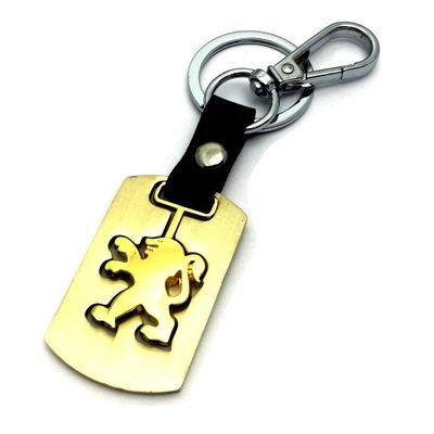 Брелок металл,логотип Пежо на подвеске BZM 008