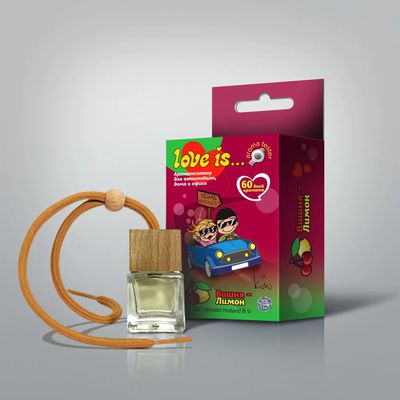 Аром LOVE IS...бутылочка с дер. крышкой ВИШНЯ-ЛИМОН