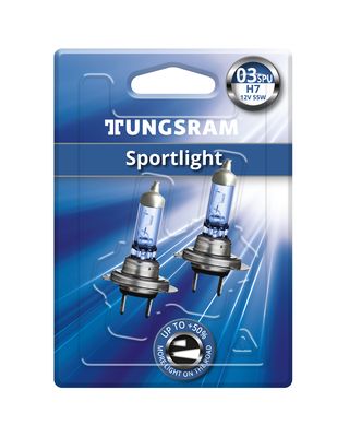 Лампы H7 TUNGSRAM Sportlight +50% 3800K 55W PX26d блистер