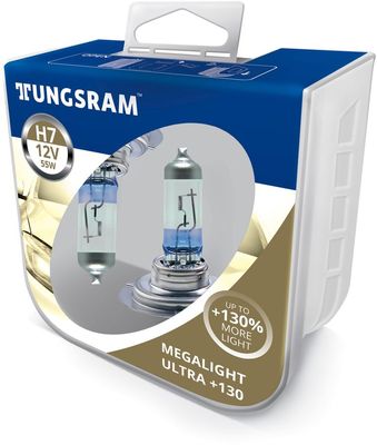 Лампы H7 TUNGSRAM Megalight Ultra +130% 55W PX26d