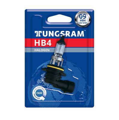 Лампа HB4 12V 51W P22D TUNGSRAM блистер